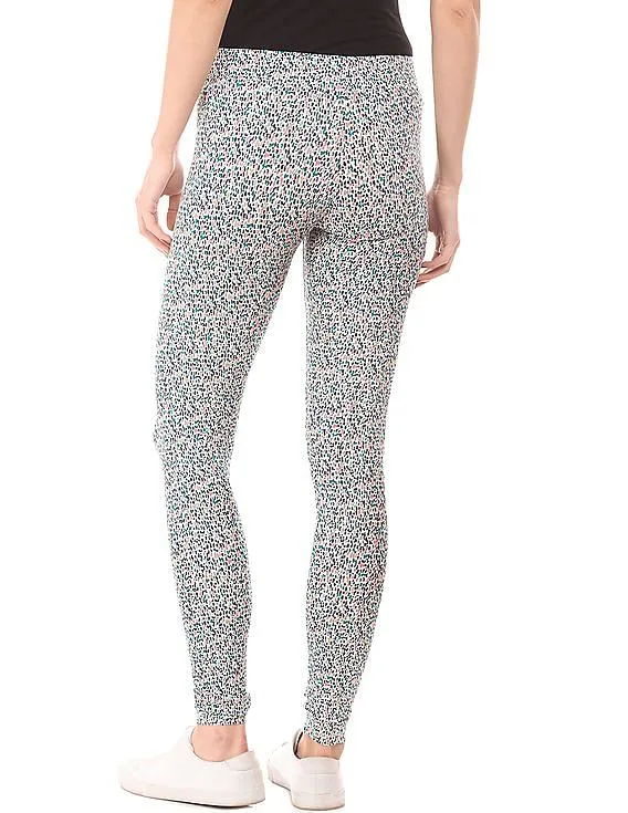 Aeropostale Printed Cotton Spandex Leggings