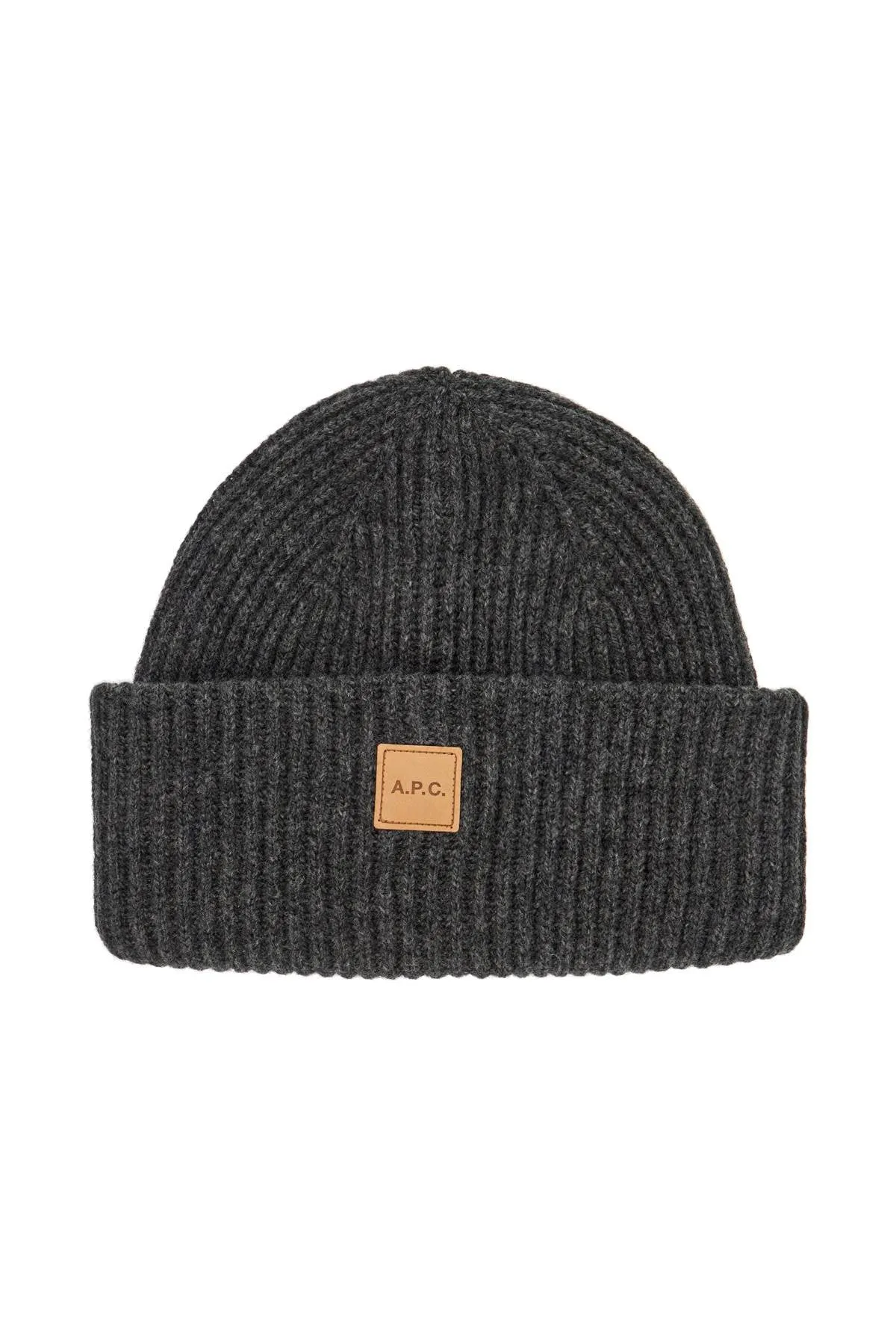 A.P.C. Michelle Wool And Cashmere Beanie Hat   Grey