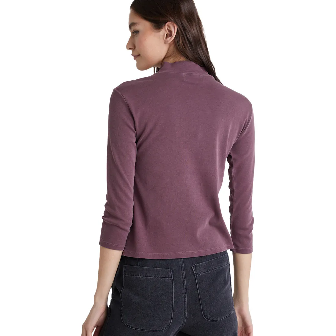 Bella Dahl 3/4 Sleeve Turtleneck - Women's