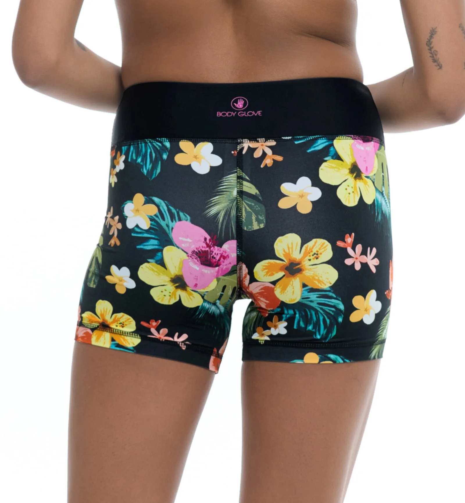 Body Glove Tropical Island Speedy Cross-over Swim Short (39591663) - Black