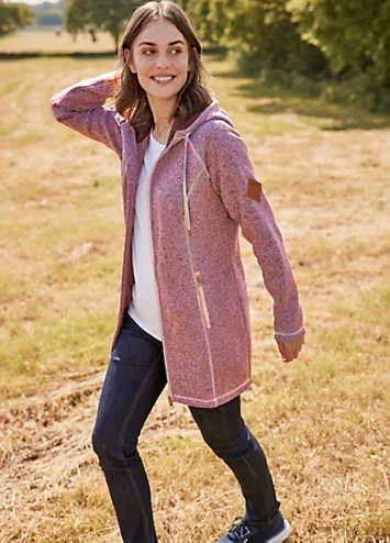 bonprix Hooded Fleece Coat | Grattan