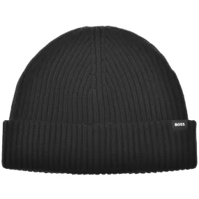 BOSS Pedro Beanie Black