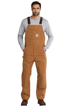 Carhartt Duck Unlined Bib Overalls