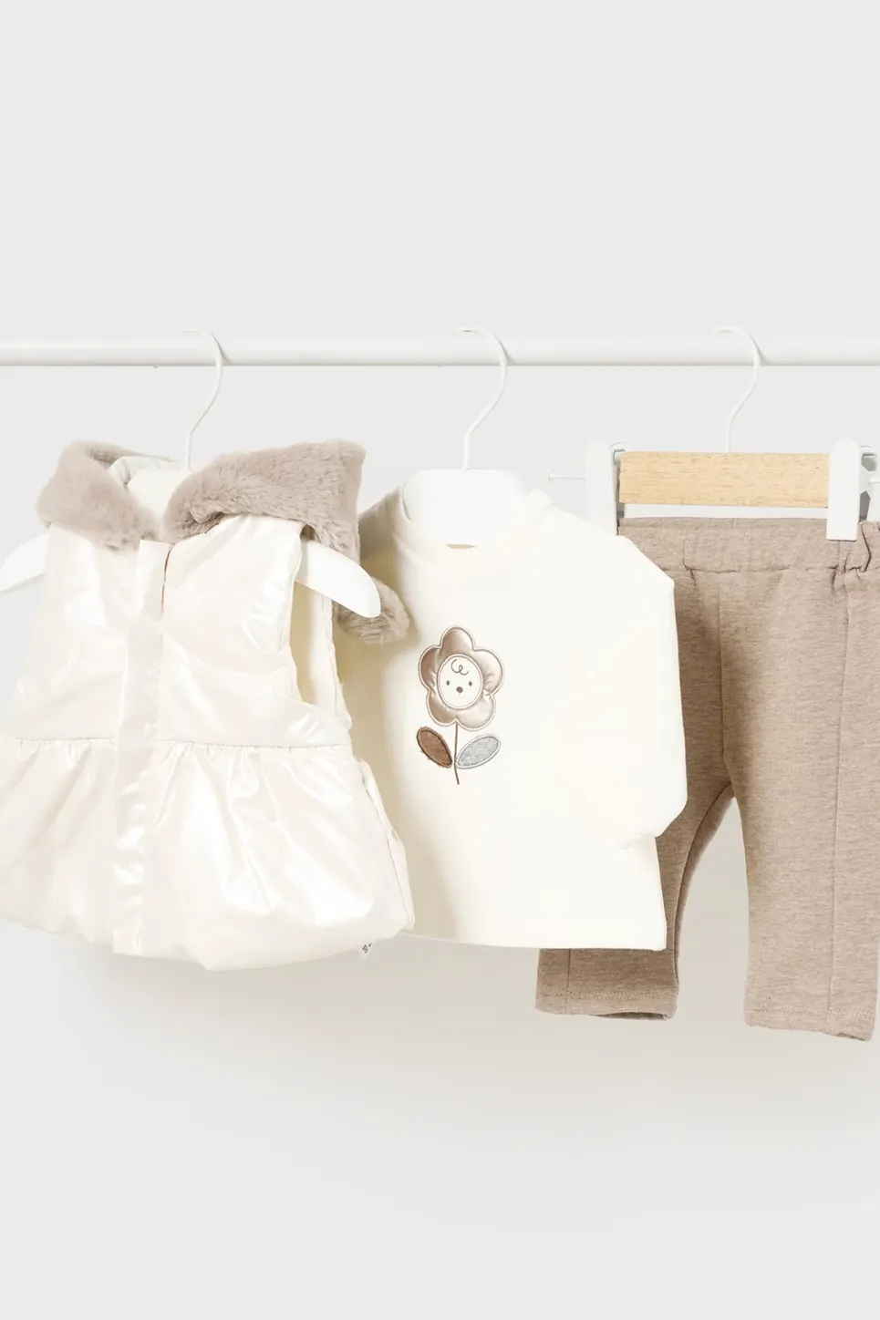 Champagne Metallic Infant Set