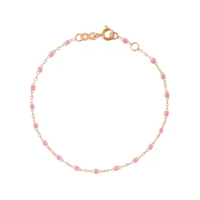 Classic Gigi Fuchsia bracelet, Rose Gold, 6.7