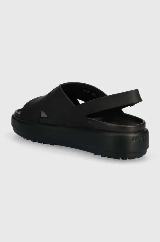 Crocs sandals Brooklyn Luxe Strap black color 209407.060