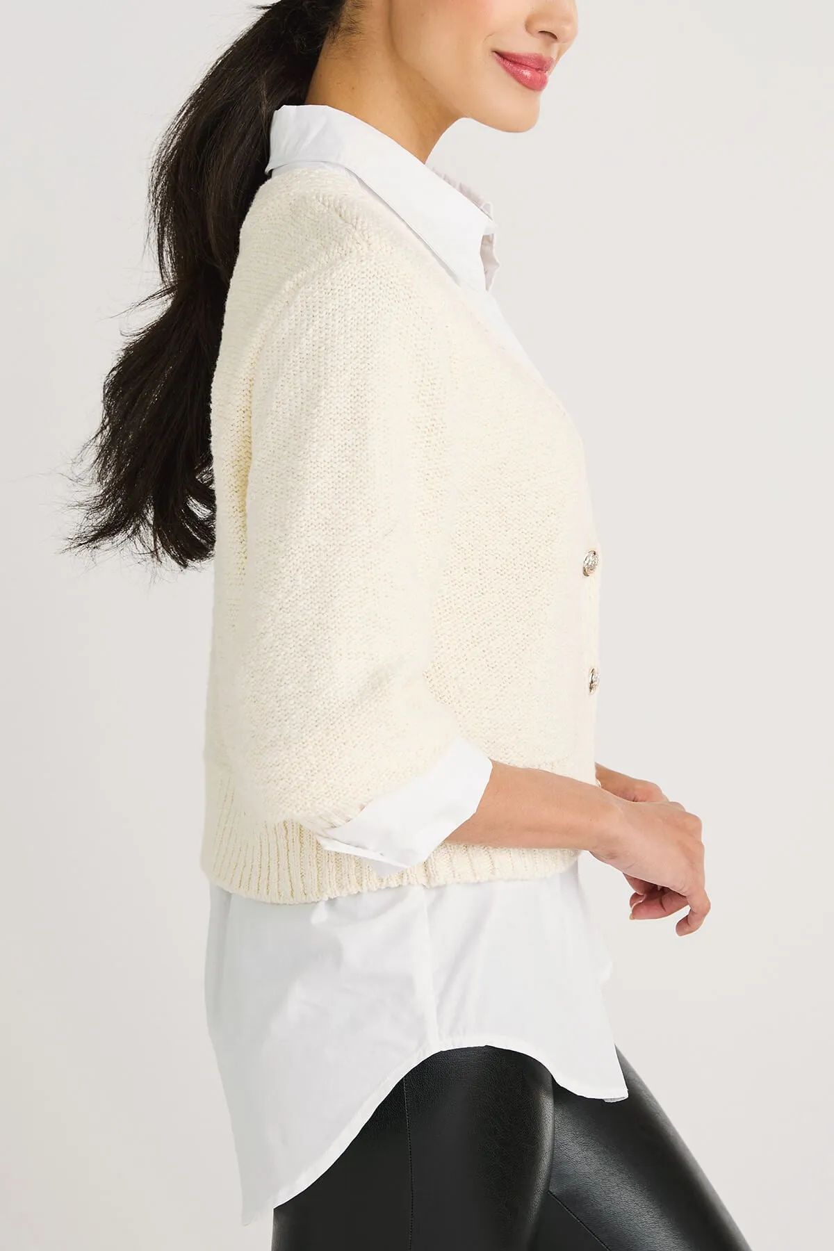 Elan Sweater Crop Combo