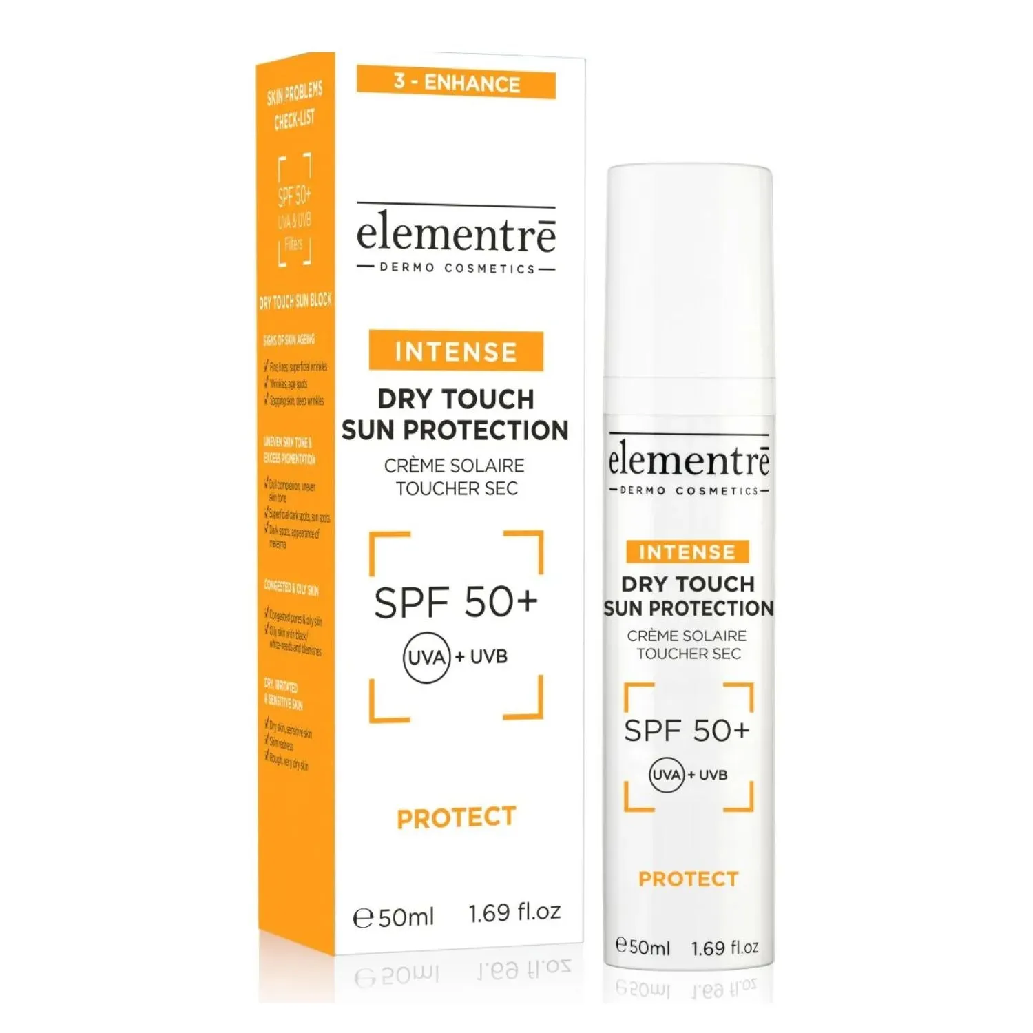 Elementre | SPF50+ Dry Touch Sun Protection 50ml