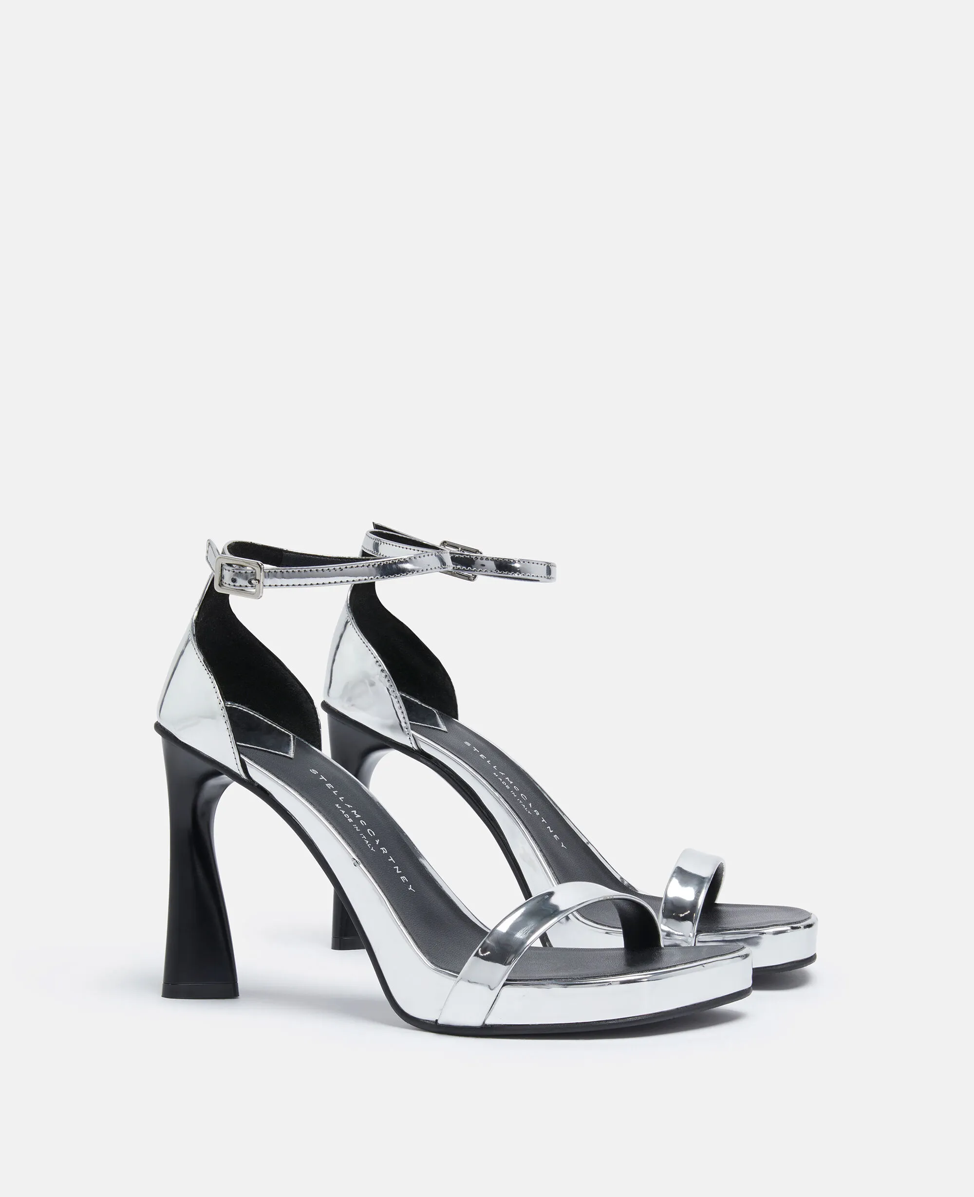 Elsa Mirrored Heeled Sandals