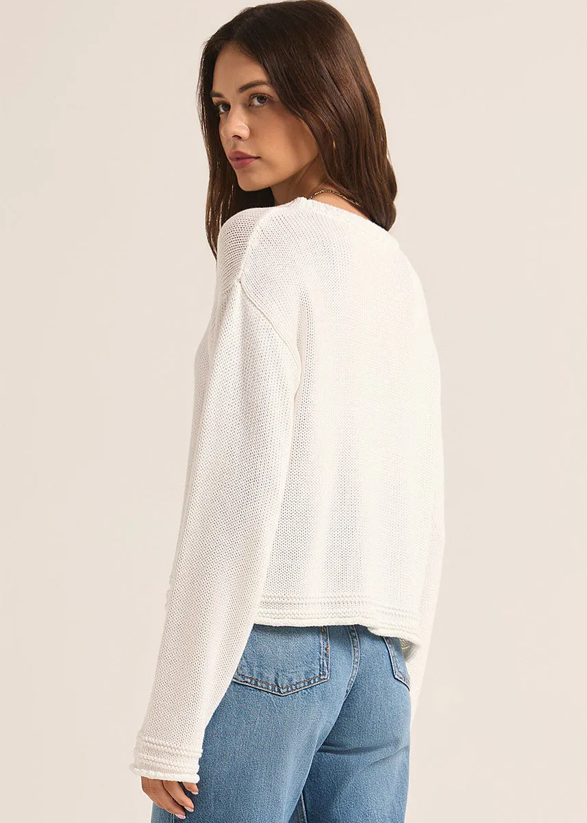 Emerson Sweater - White