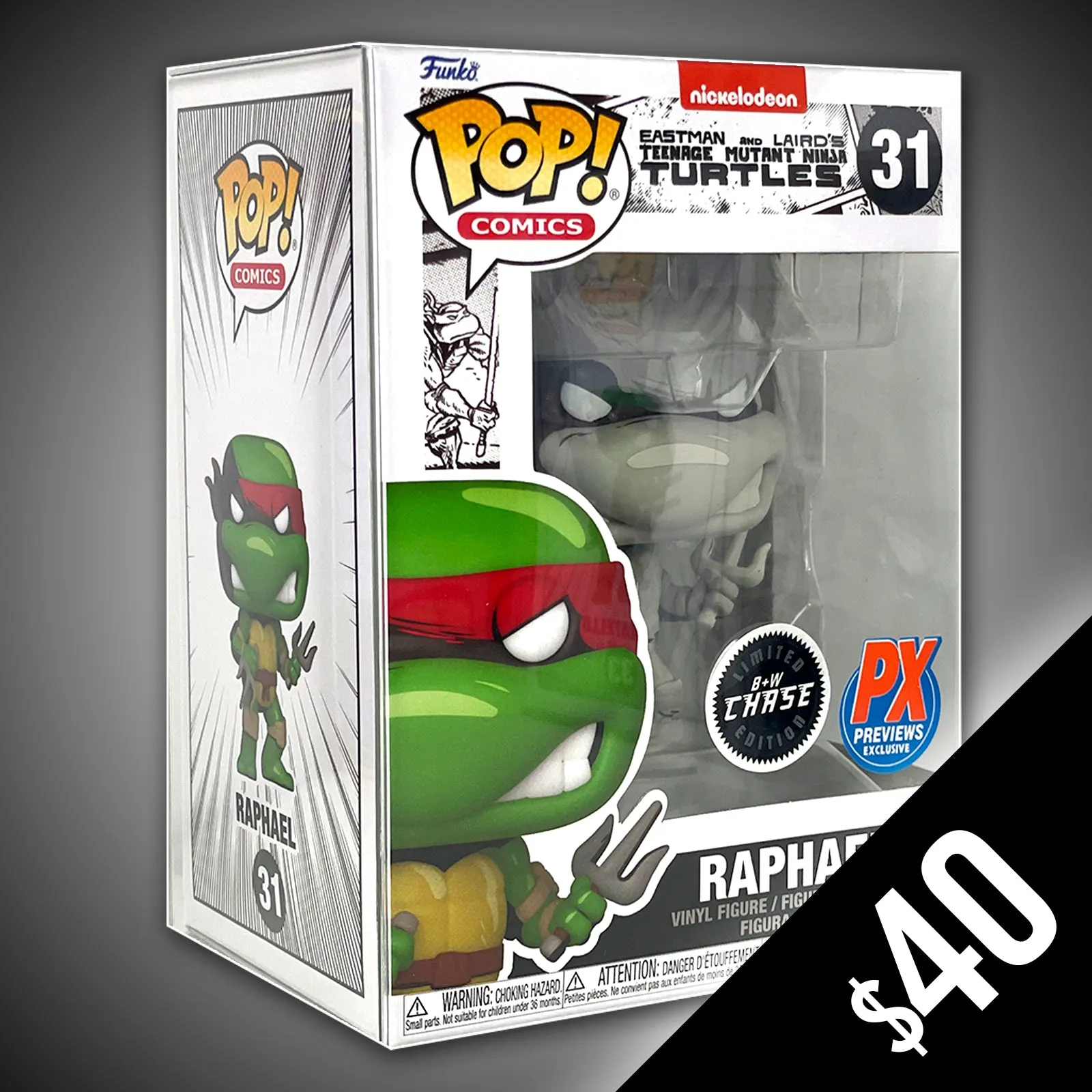Funko Pop! Comics: TMNT Raphael #31 (Chase)