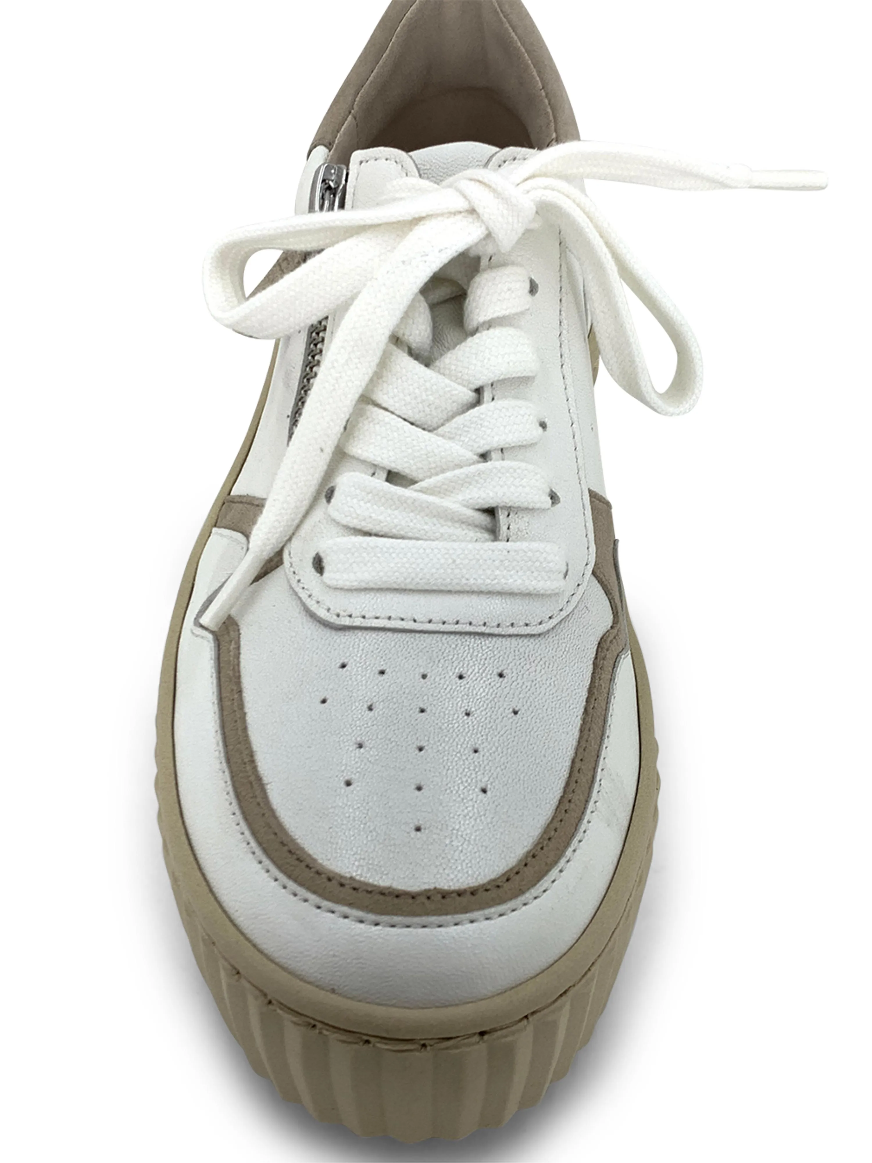 Gabor 3.202 Ava Platform Sneaker Off White