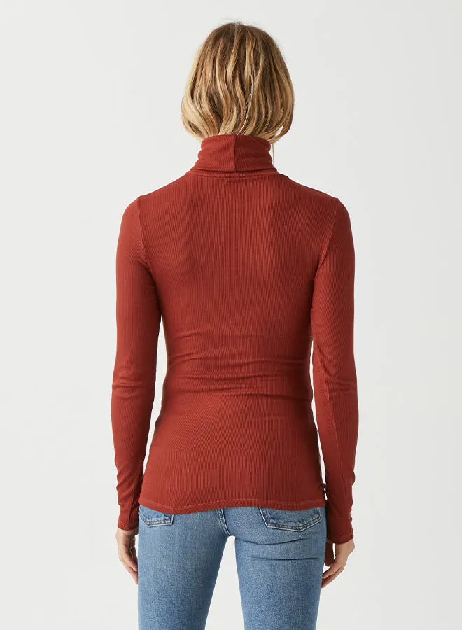 Gail Ribbed Turtleneck