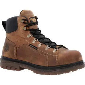 GEORGIA BOOT 6 INCH STEEL TOE WORK BOOT WIDE SIZES 9-13