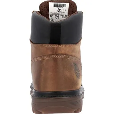 GEORGIA BOOT 6 INCH STEEL TOE WORK BOOT WIDE SIZES 9-13