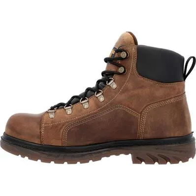 GEORGIA BOOT 6 INCH STEEL TOE WORK BOOT WIDE SIZES 9-13