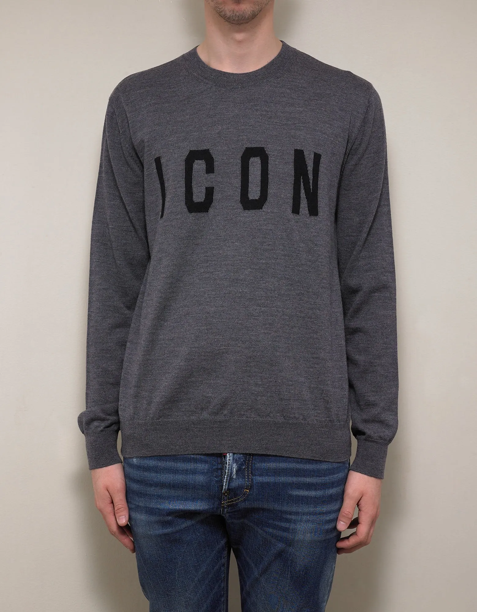 Grey Icon Sweater -