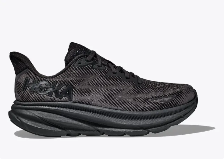 Hoka One One Women's Clifton 9 Sneaker Black/Black