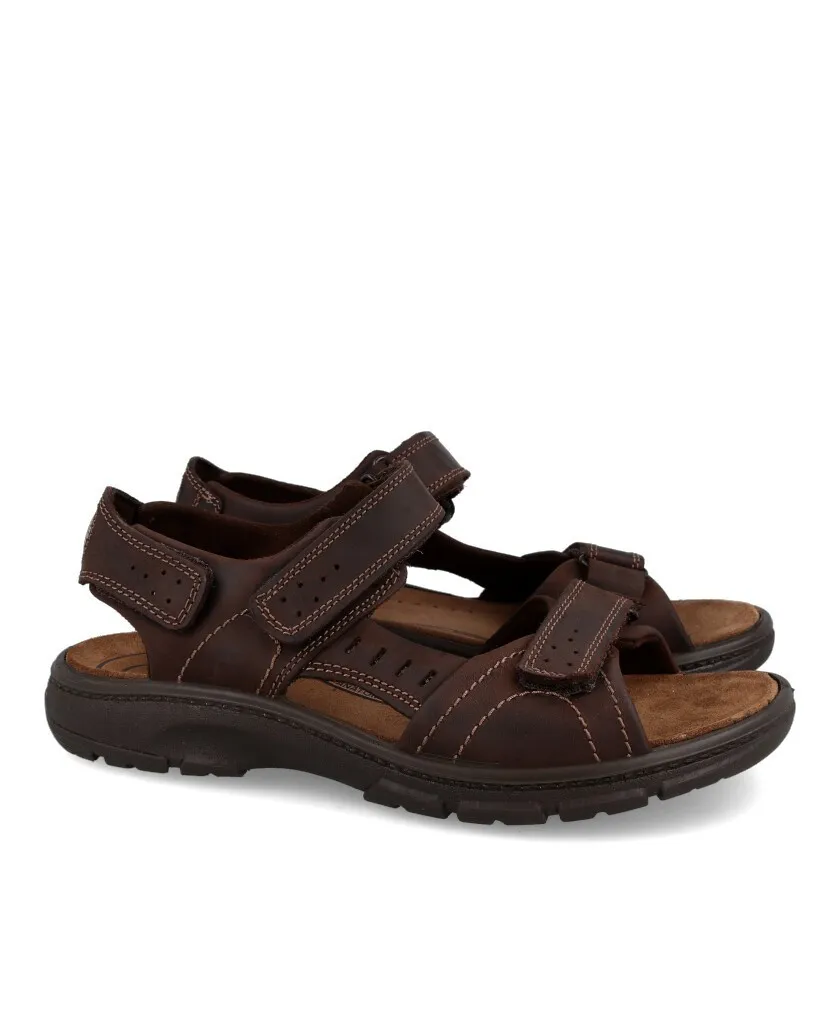 Imac 352880 Basic leather sandals for men