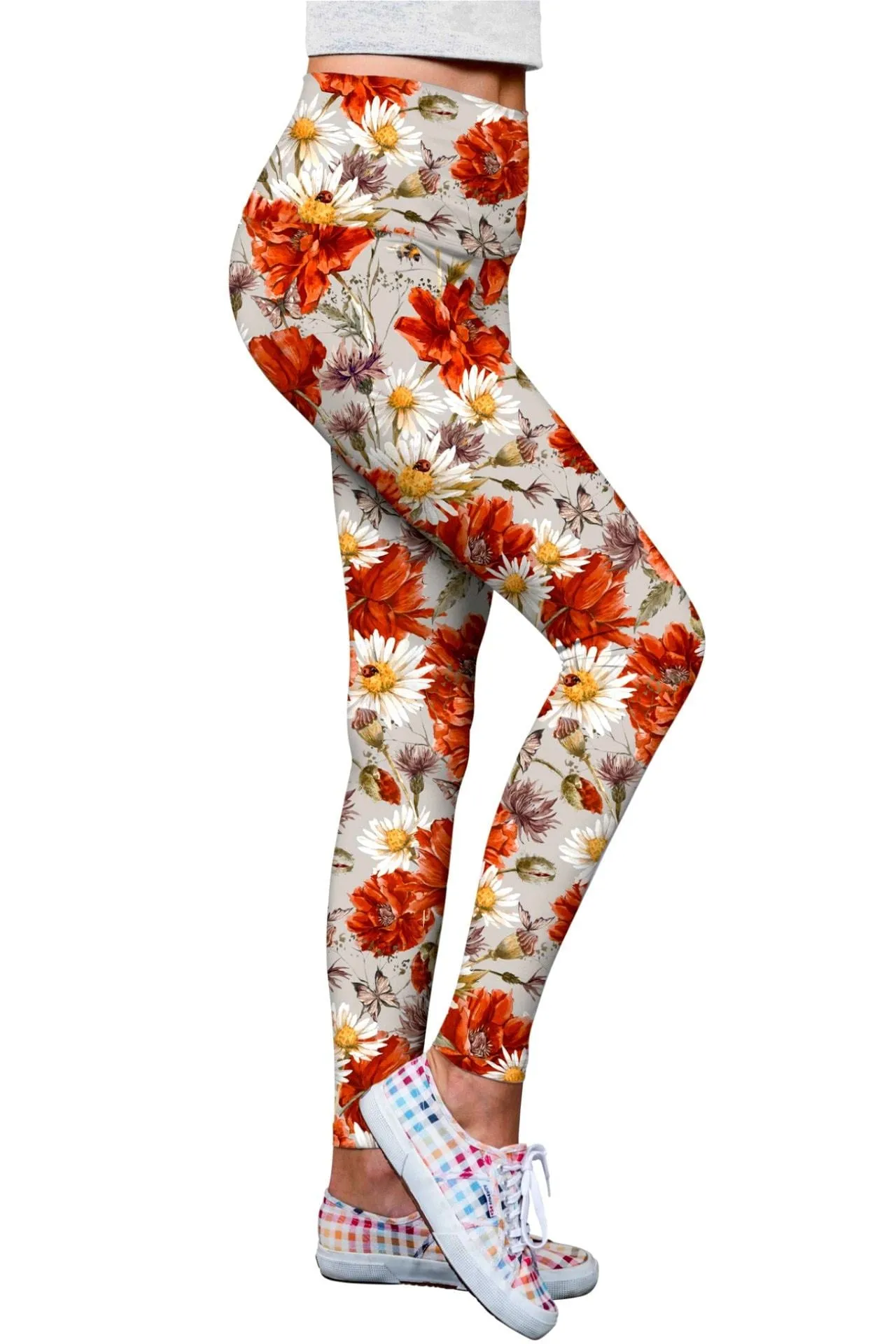 In The Wheat Field Lucy Floral Performance Legging - Women