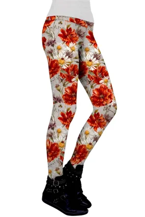 In The Wheat Field Lucy Floral Performance Legging - Women