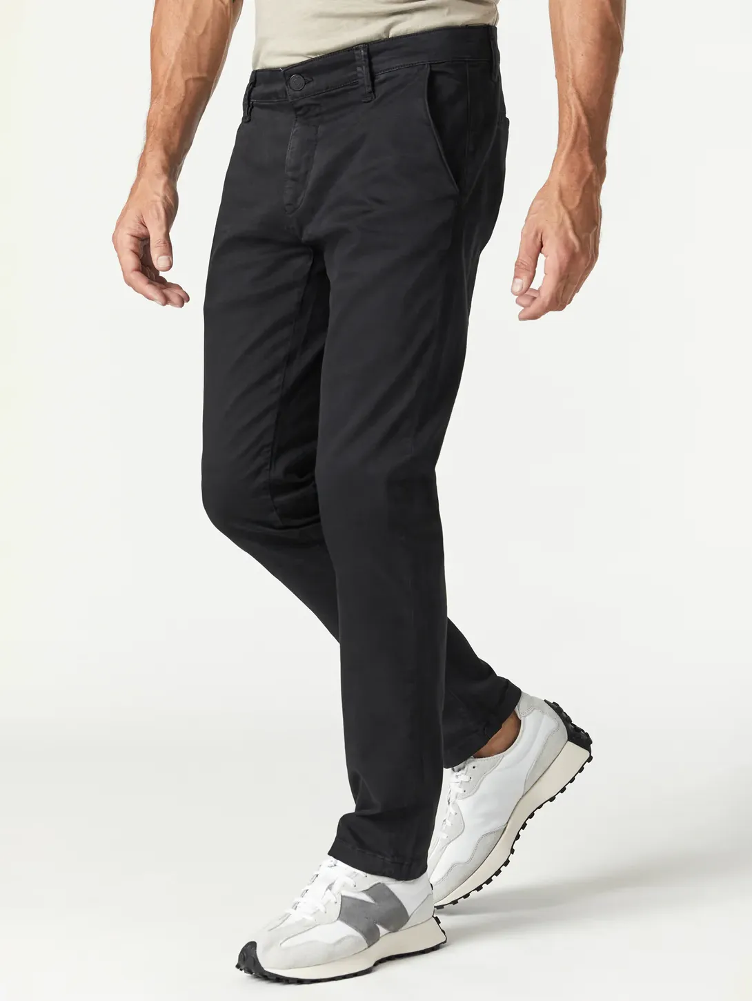 JohnnySlim Chino Pant - Black Sateen Twill