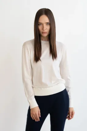 Kathryn McCarron Marguerite Cream Sweater