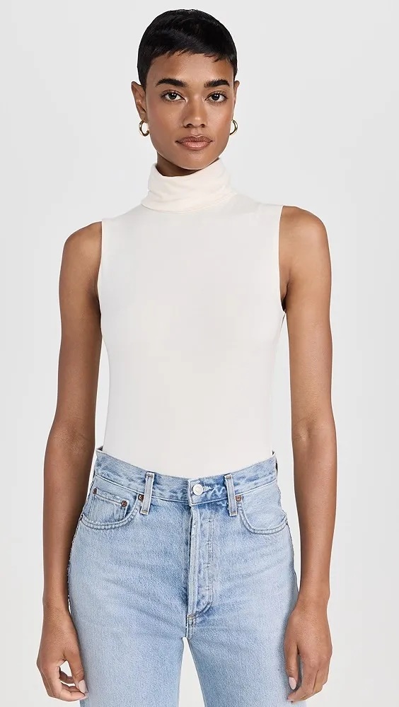 L'AGENCE   Ceci Sleeveless Turtleneck Tee 