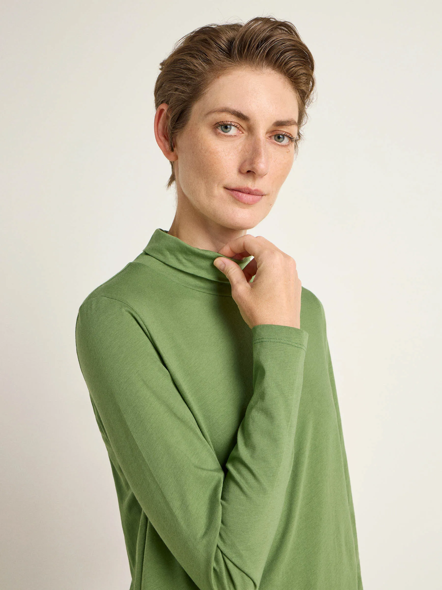 LANIUS Turtleneck shirt (GOTS)