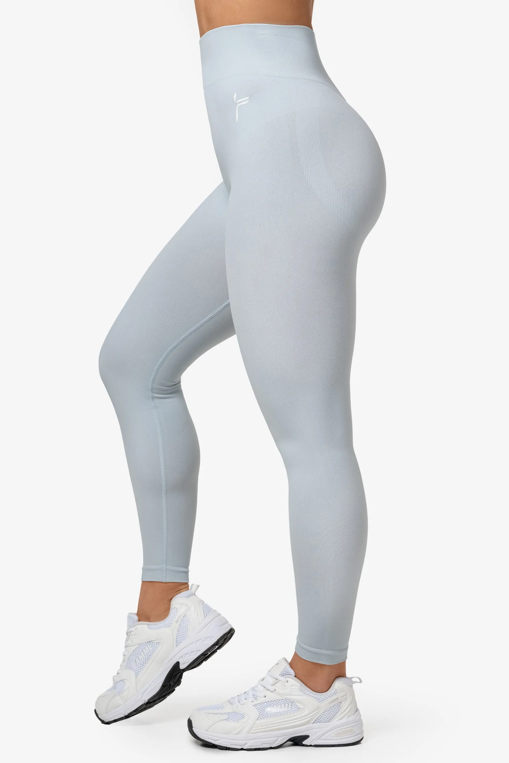 Light Grey Lunge Scrunch Leggings