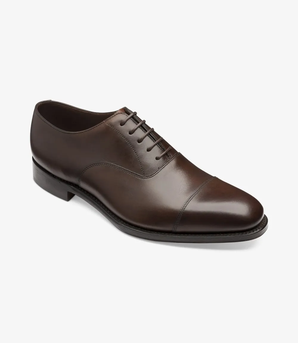 LOAKE Aldwych calf oxford shoe - Dark Brown Calf