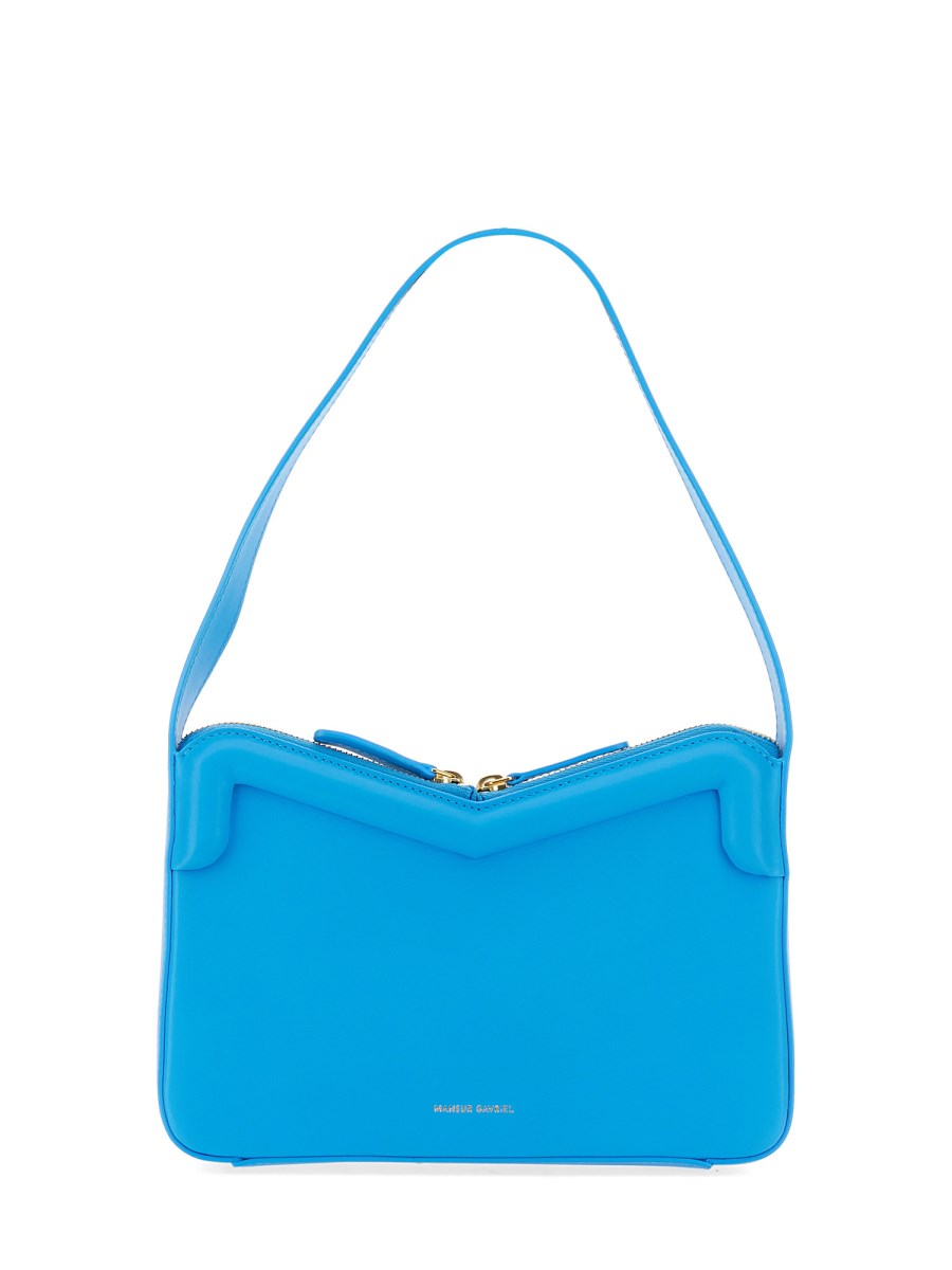 MANSUR GAVRIEL    M-FRAME LEATHER BAG