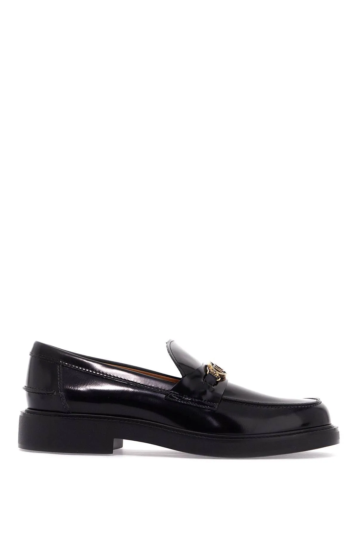 metal logo loafers with metal detailing XXW20L0IM70SHA NERO