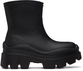 MSGM Black Supergomma Boots