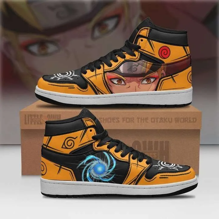 Naruto Sage Mode JD1 Boot Sneakers Rasengan Skill Naruto Anime Shoes