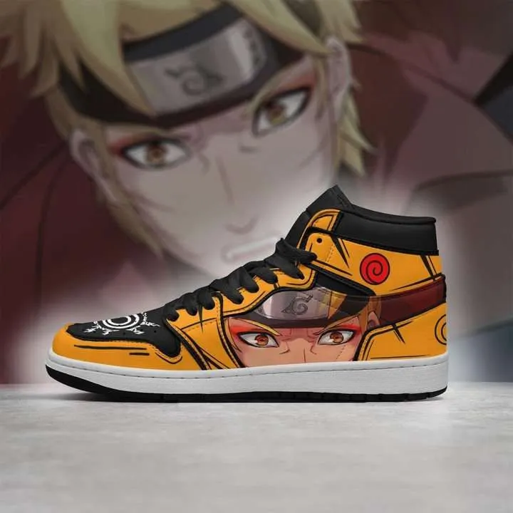 Naruto Sage Mode JD1 Boot Sneakers Rasengan Skill Naruto Anime Shoes