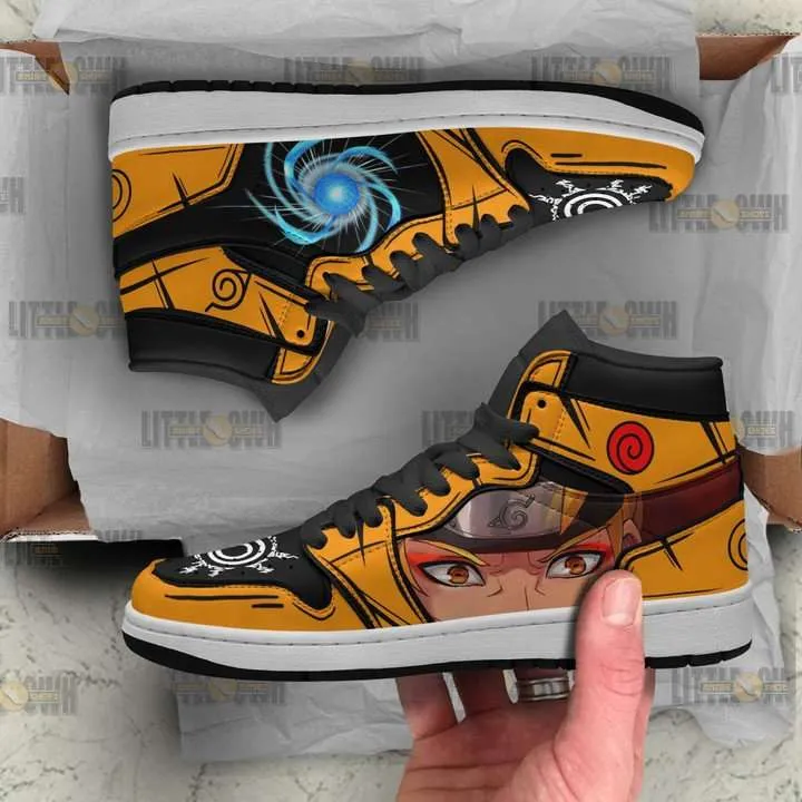 Naruto Sage Mode JD1 Boot Sneakers Rasengan Skill Naruto Anime Shoes