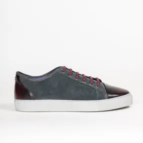 Noah Waxman Gotham Ll Sneaker - Gray/Burgundy