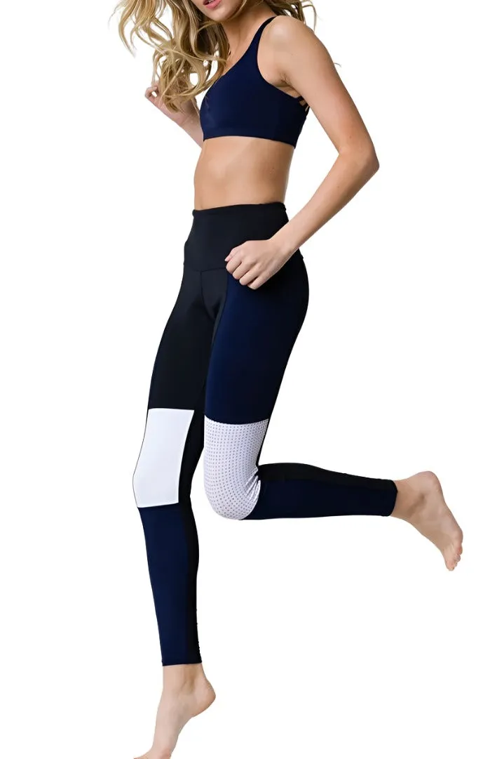 Onzie Peace 7/8 Yoga Leggings 2201 Black/Thunder