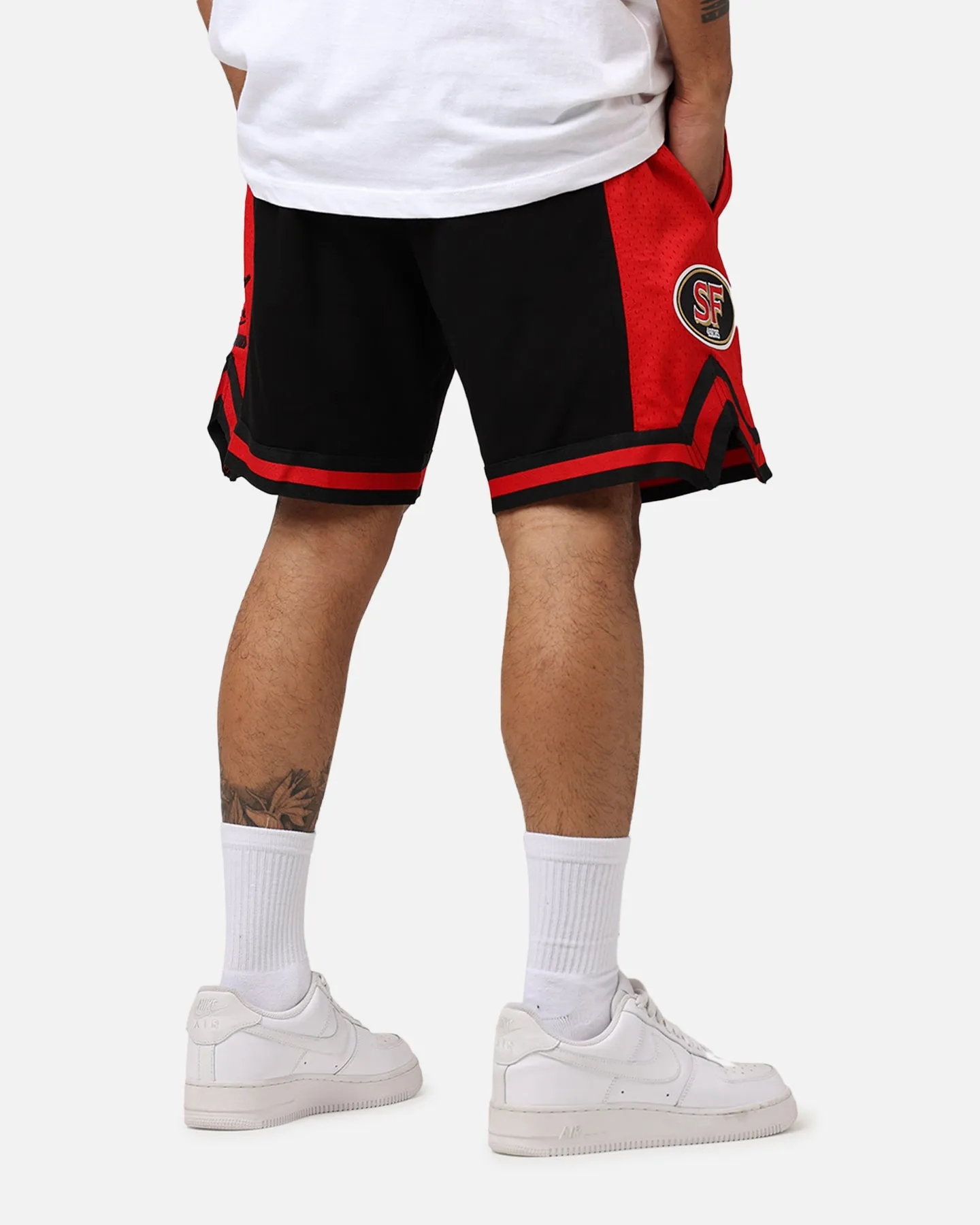 Pro Standard San Francisco 49ers Fast Lane 2.0 Shorts Black/Red