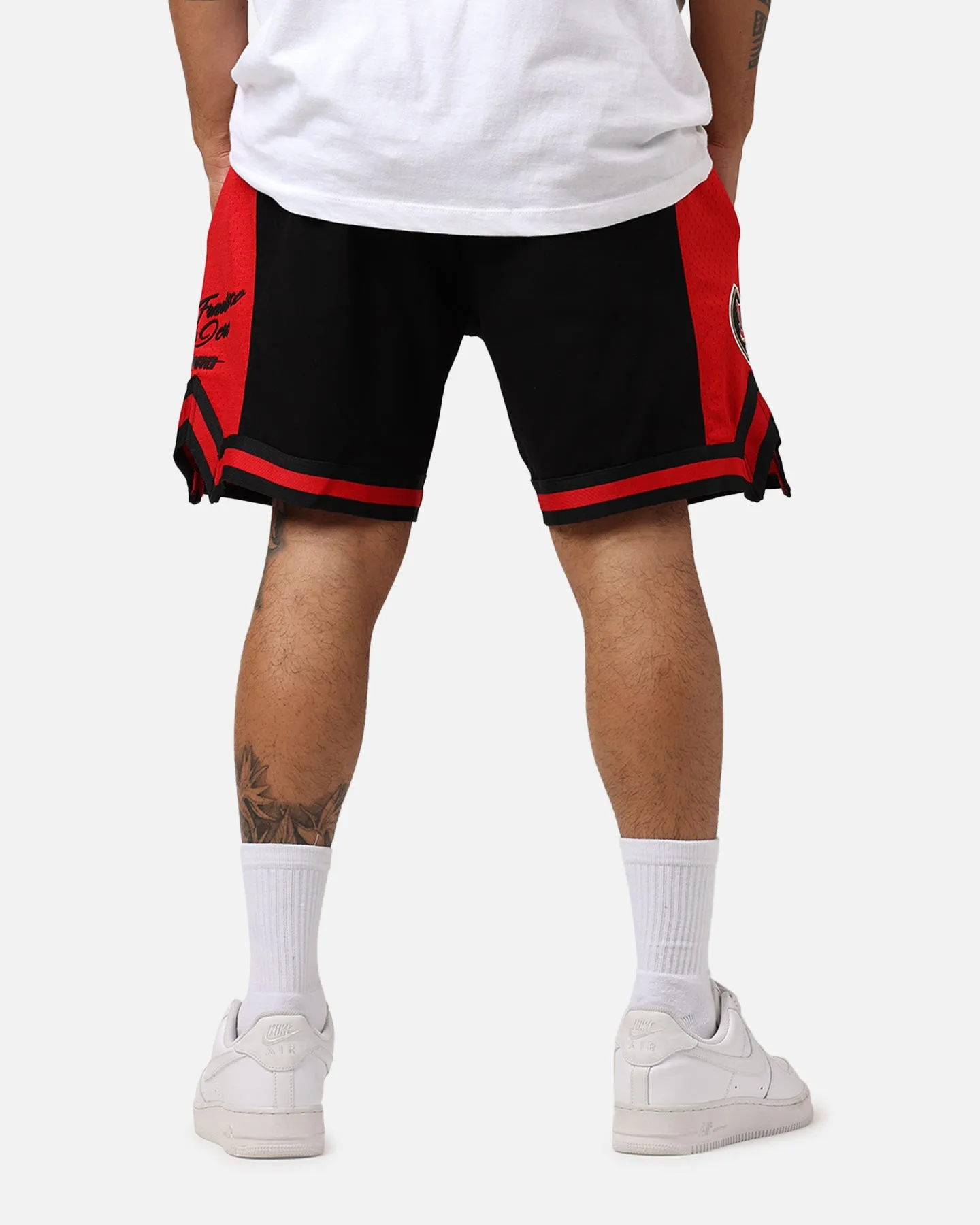 Pro Standard San Francisco 49ers Fast Lane 2.0 Shorts Black/Red