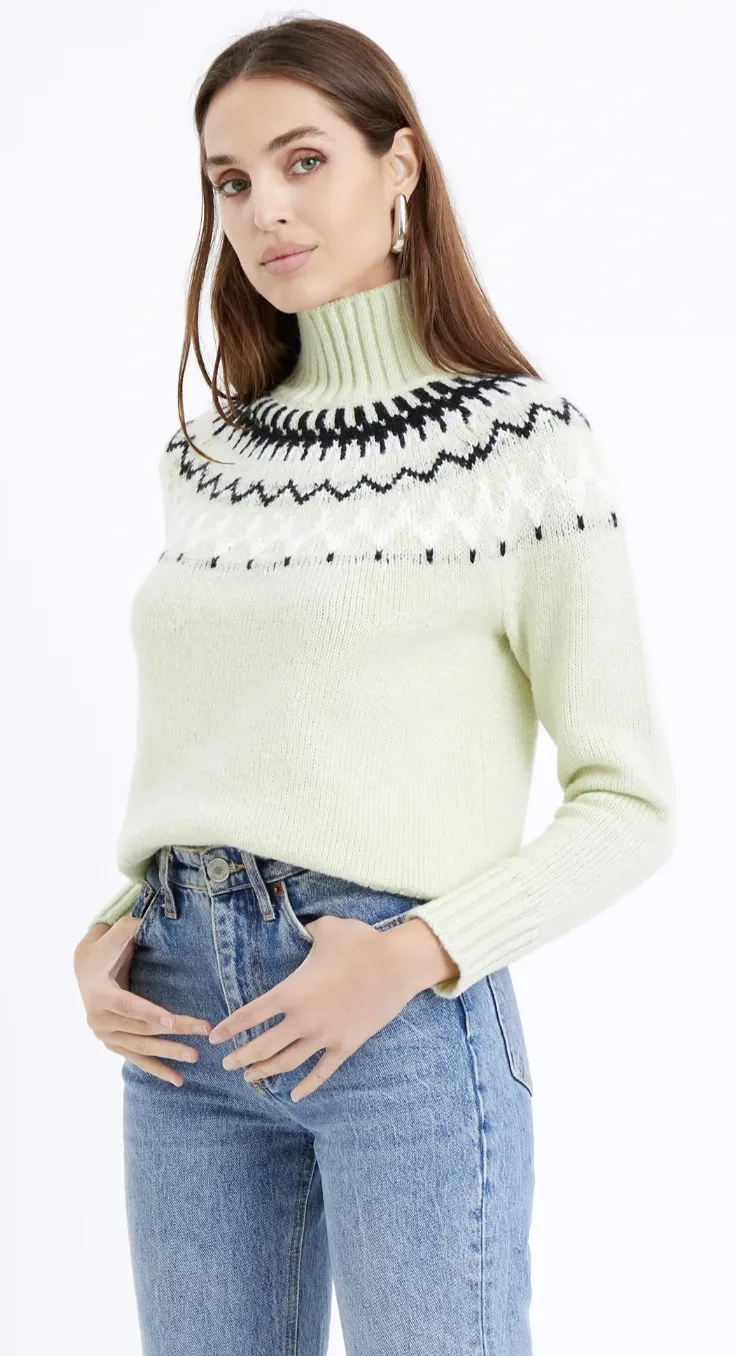 Rita Mock Neck Sweater