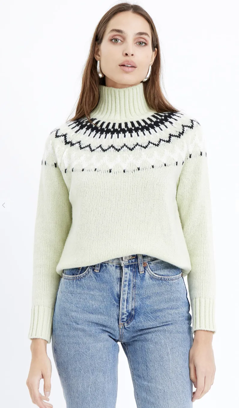 Rita Mock Neck Sweater