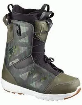 Salomon Launch Snowboard Boots 2020 Camo/Dark Olive/Beluga