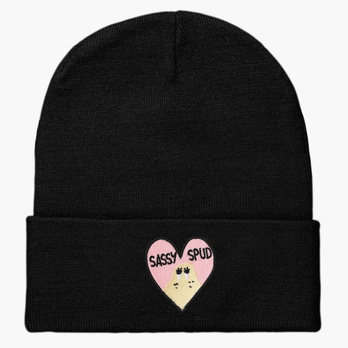 Sassy Spud Embroidered Beanie