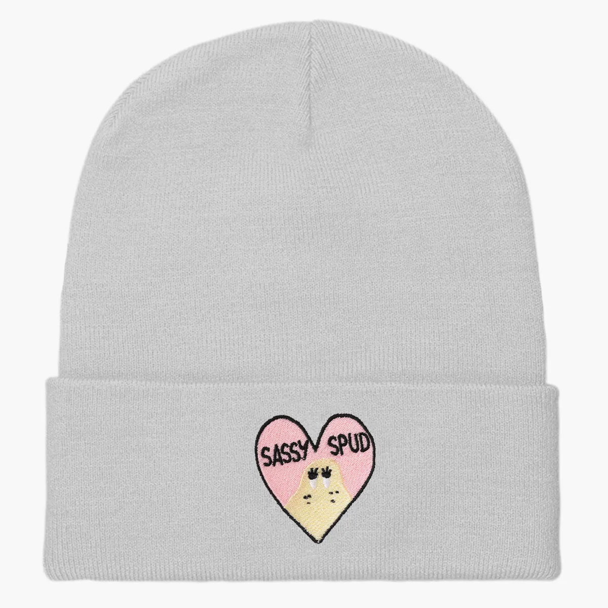 Sassy Spud Embroidered Beanie