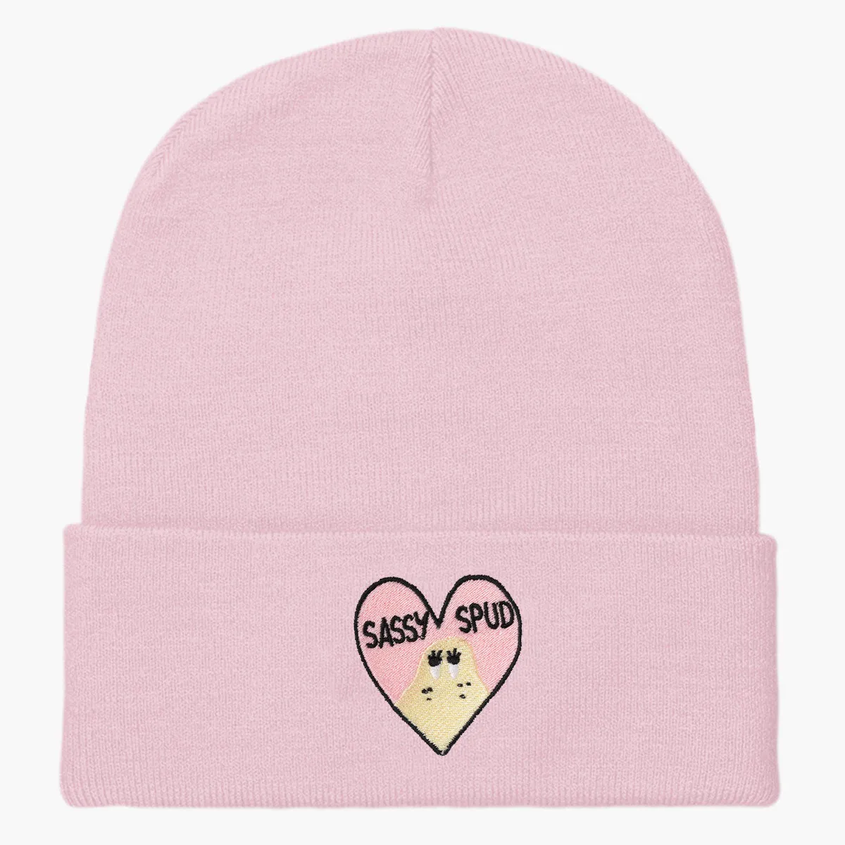 Sassy Spud Embroidered Beanie