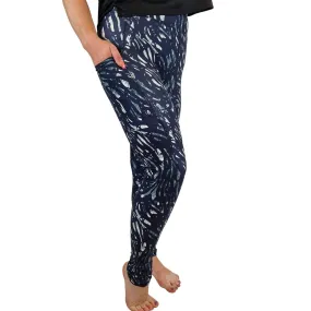 SCULPT Yoga Leggings - Monochrome Stripes