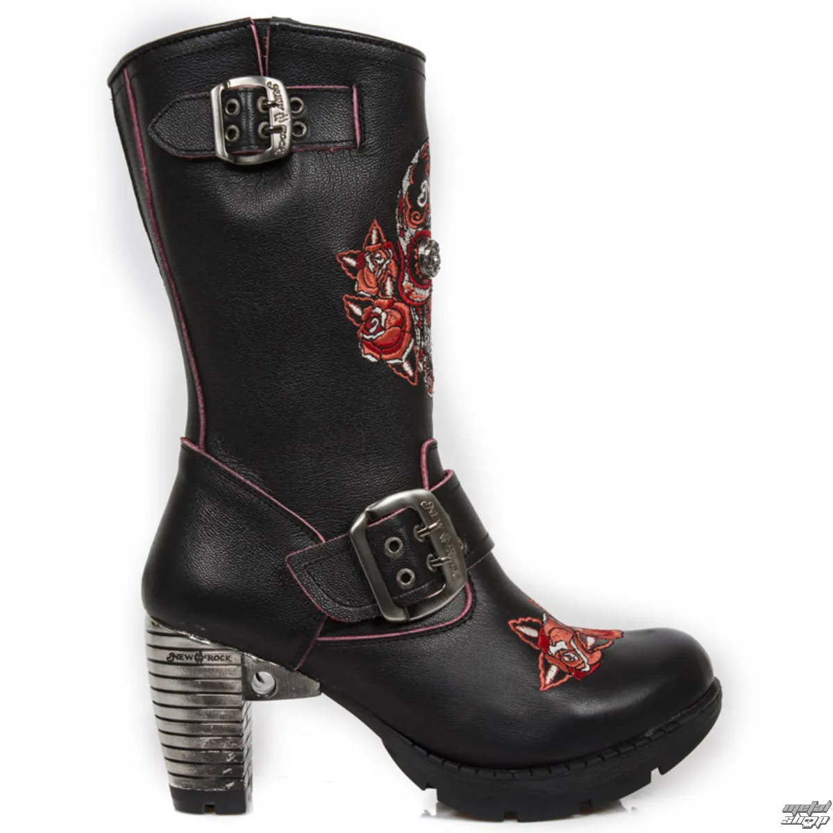 shoes NEW ROCK - BORDERS ROJOS, TRAIL BLACK TACON ACER- M.TR047-S3  -  Metal-shop