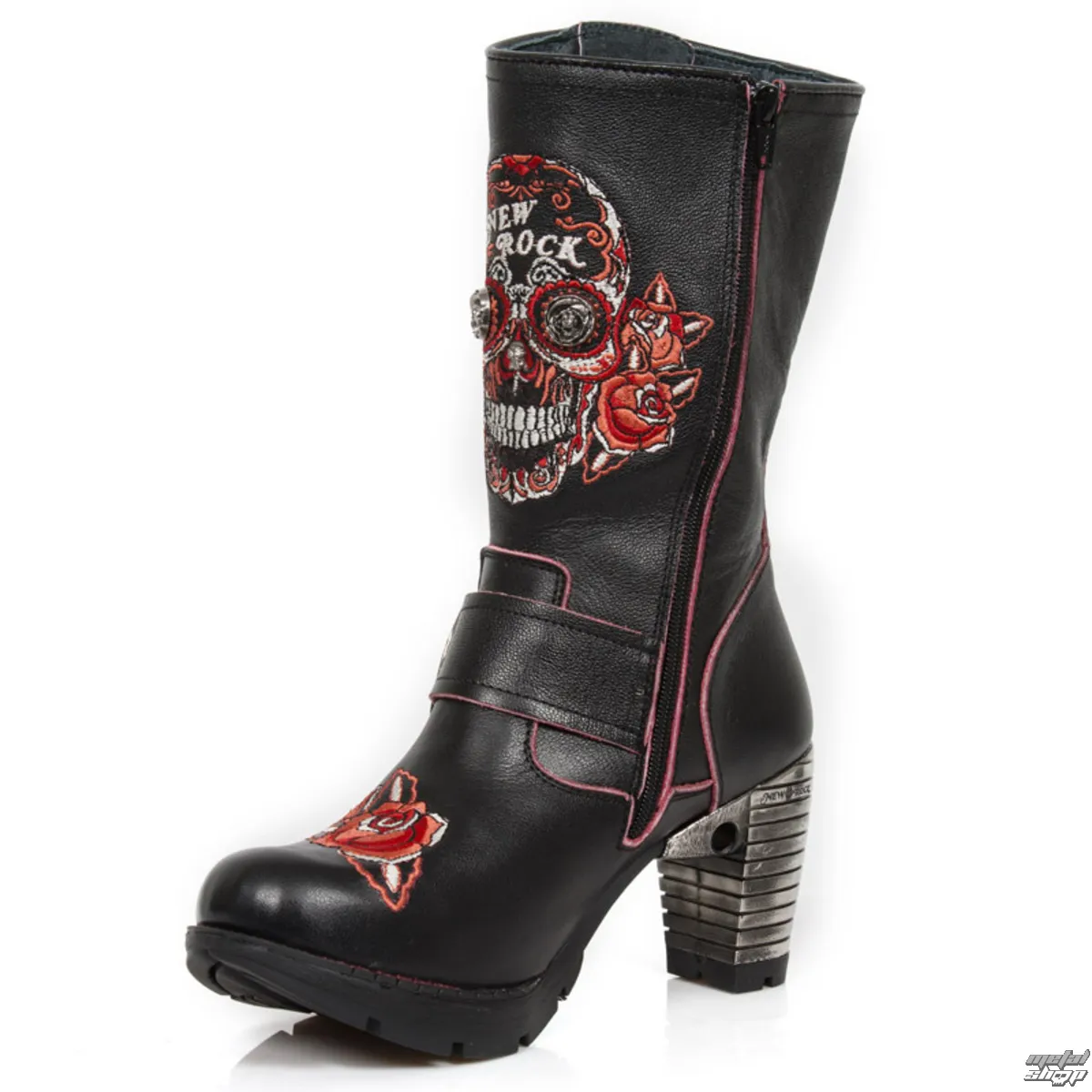 shoes NEW ROCK - BORDERS ROJOS, TRAIL BLACK TACON ACER- M.TR047-S3  -  Metal-shop